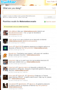 Twitter #InternetNecesario