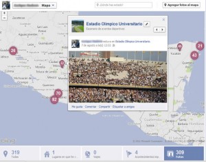 Mapa facebook